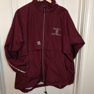 Easton Trinity University San Antonio Softball Windbreaker Medium Full Zip